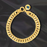 Load image into Gallery viewer, 18K Real Gold Thick Linked Bracelet
