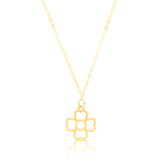 Load image into Gallery viewer, 18K Pure Gold Flower Fine Necklace
