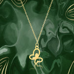 Load image into Gallery viewer, 18K Pure Gold Butterfly Fine Necklace

