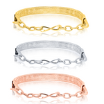 Load image into Gallery viewer, 18K Real Gold 3 Color Elastic Bangle Set
