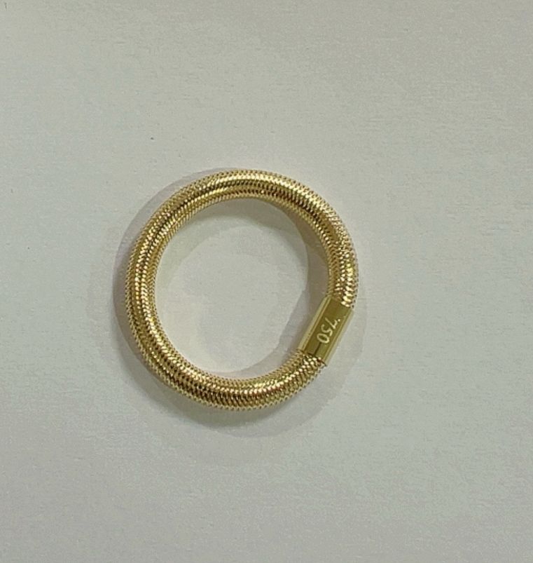 18K Real Gold Elastic Rings