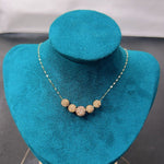 Load image into Gallery viewer, 18K Pure Gold Swarski Offer Necklace
