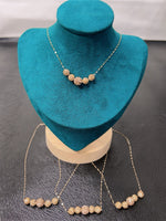 Load image into Gallery viewer, 18K Pure Gold Swarski Offer Necklace
