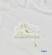 18K Real Gold Linked Bracelet