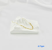 18K Real Gold Seed Necklace