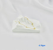 18K Real Gold Seed Necklace