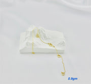 18K Real Gold Heart Bracelet