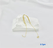 18K Real Gold Seed Bracelet