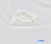18K Real Gold Seed Necklace