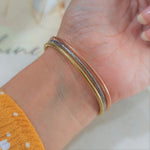 Load image into Gallery viewer, 18K Solid Gold elastic Bracelet | Gold | 18K Gold Jewelry
