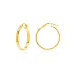 Load image into Gallery viewer, 18K Real Gold Round Loop Earring Set
