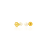 Load image into Gallery viewer, 18K Real Gold Screw Pearl Earring Set
