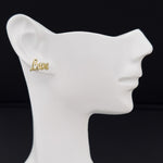 Load image into Gallery viewer, 18K Real Gold Love Earrings
