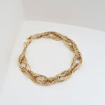 Load image into Gallery viewer, 18K Real Gold Elegant Multi Linked Bracelet
