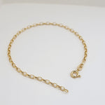 Load image into Gallery viewer, 18K Real Gold Simple Linked Bracelet
