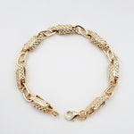 Load image into Gallery viewer, 18K Real Gold Elegant Linked Bracelet
