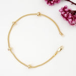 Load image into Gallery viewer, 18K Real Gold 4 Circle Seed Bracelet