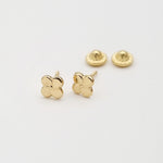 Load image into Gallery viewer, 18K Real Gold Flower Earrings
