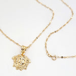 Load image into Gallery viewer, 18K Real Gold Elegant Face Necklace
