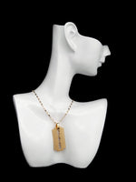 Load image into Gallery viewer, 18K Real Gold Blade Design Necklace
