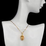 Load image into Gallery viewer, 18K Real Gold Twisted Knot Necklace