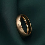 Load image into Gallery viewer, 18K Real Gold Round Ring