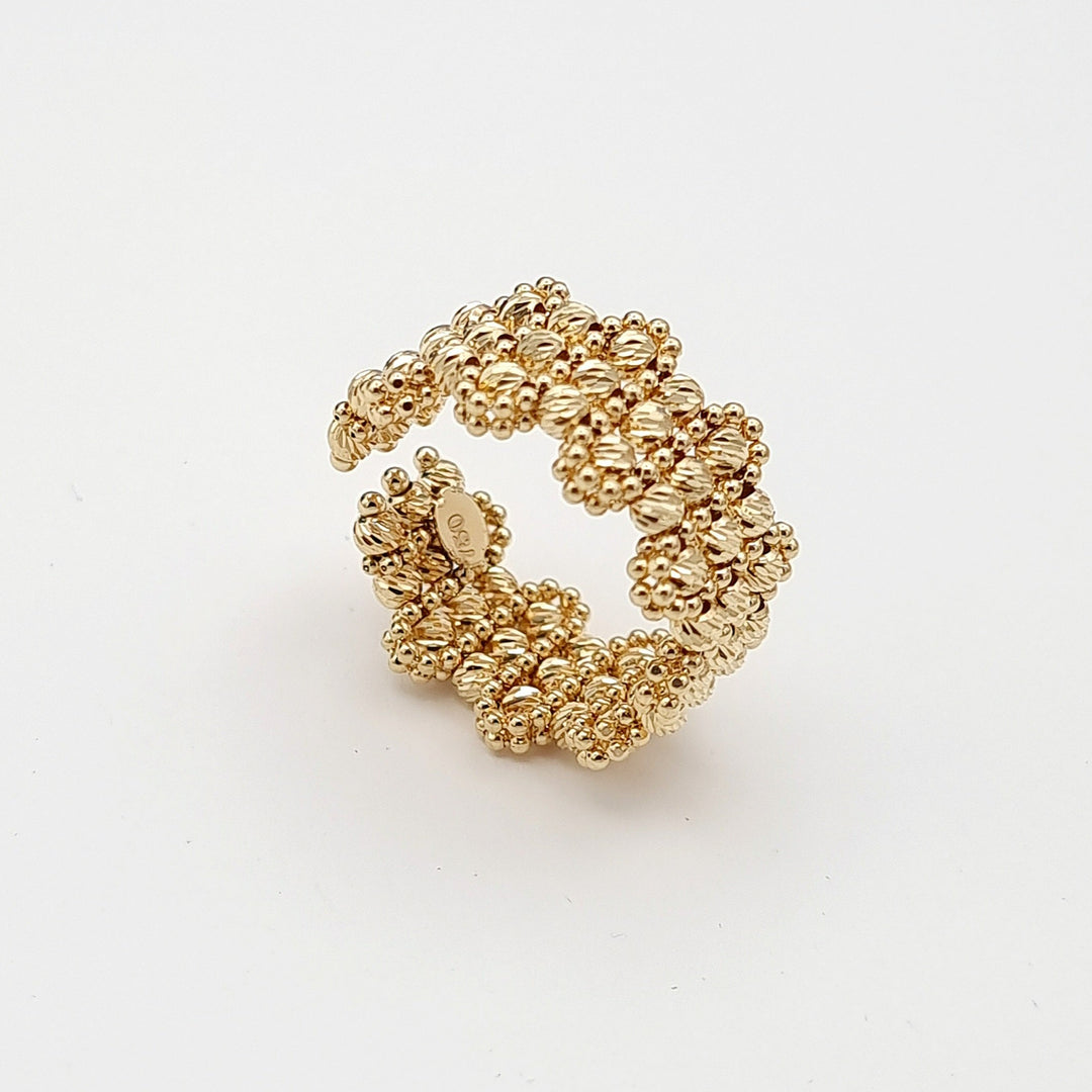 18K Real Gold Seed Ring
