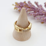 Load image into Gallery viewer, 18K Real Gold Elegant Stone Ring