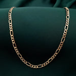 Load image into Gallery viewer, 18K Real Gold Figaro Chain