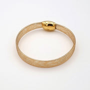 18K Real Gold Elastic Bangle