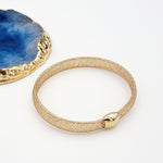 Load image into Gallery viewer, 18K Real Gold Elastic Bangle