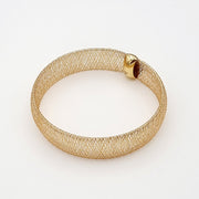 18K Real Gold Elastic Bangle