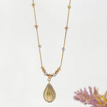 Load image into Gallery viewer, 18K Real Gold Drop Seeds Necklace