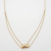 18K Real Gold 2 Layer Necklace
