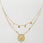 Load image into Gallery viewer, 18K Real Gold 2 Layer Elegant Necklace