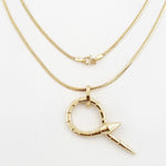 Load image into Gallery viewer, 18K Real Gold Snake Necklace