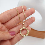 Load image into Gallery viewer, 18K Real Gold Elegant Round Necklace
