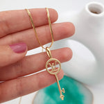 Load image into Gallery viewer, 18K Real Gold L.V Key Necklace