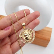 18K Real Gold V.R.C Elegant Necklace